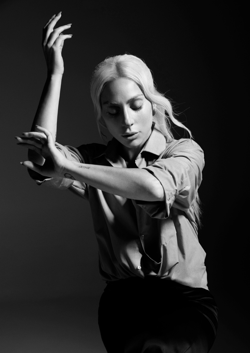 Lady Gaga Black White 2023 Dom Perignon