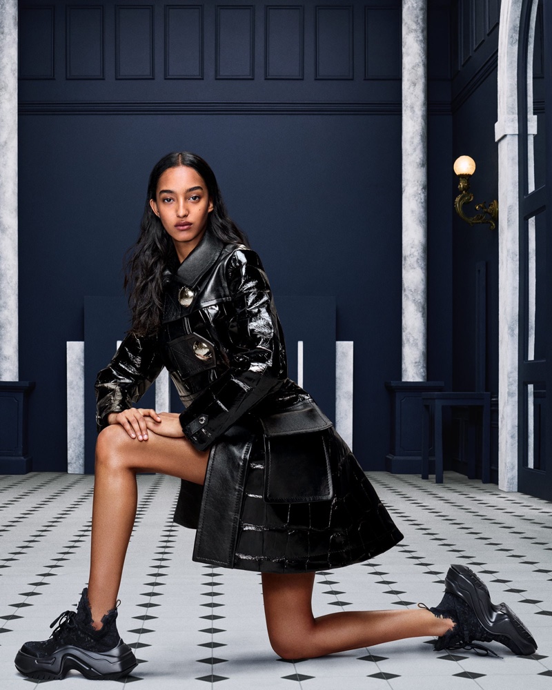 Louis Vuitton LV Squad Sunset Shoe Campaign