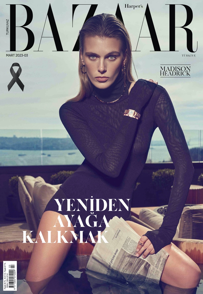 Madison Headrick Rocks Glamorous Looks in Harper's Bazaar Turkey
