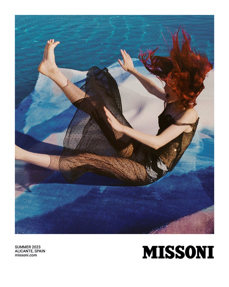 Missoni Auburn Hair Spring 2023