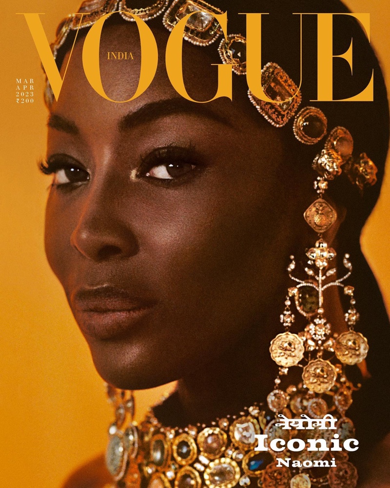 Naomi Campbell Vogue India March April 2023 Cover