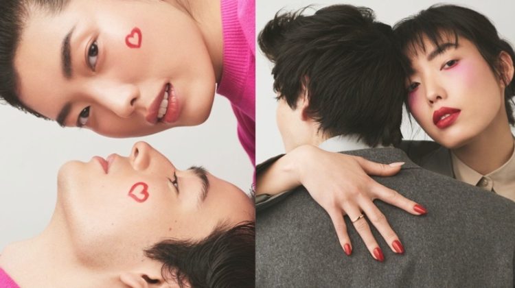 Hsu Chen & Ryan Costello Charm in Romantic Beauty for ELLE Vietnam