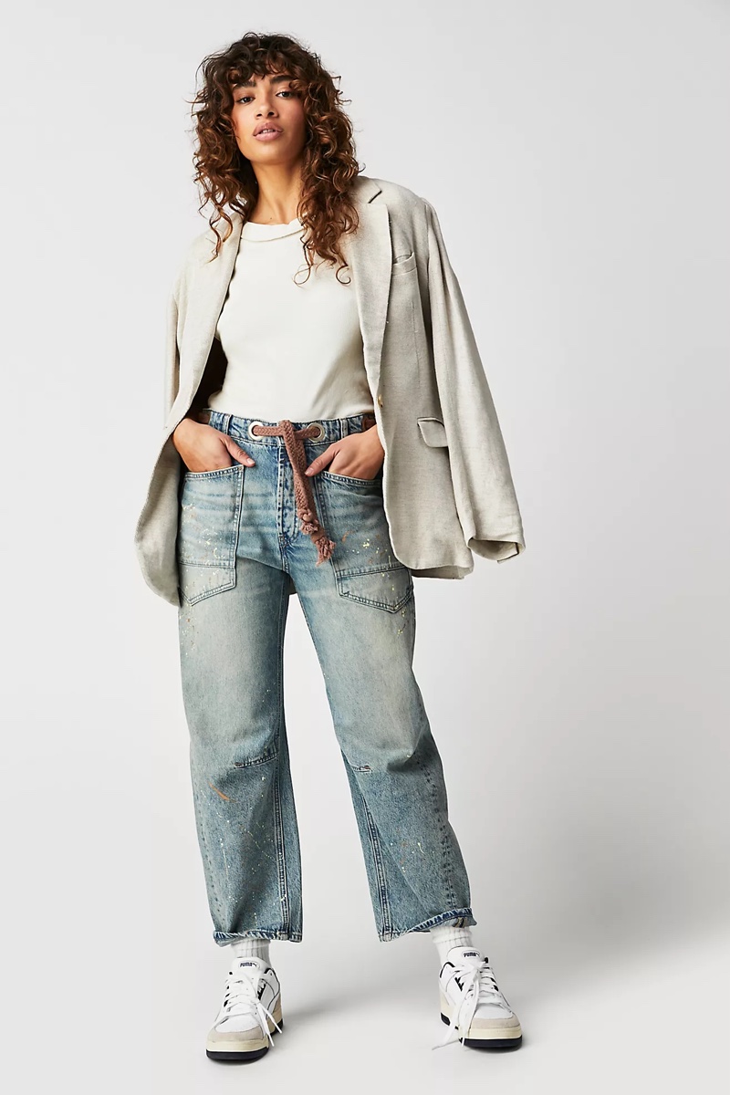 We The Free Moxie Pull-On Barrel Jeans $148.00