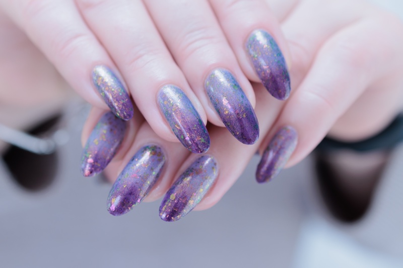 Winter Ombre Nails