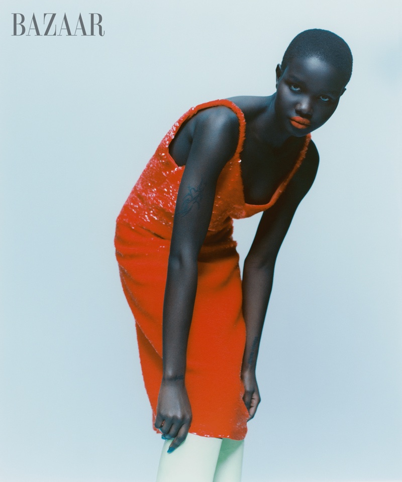 Akon Changkou. Photo: Harper's Bazaar US / Lucie Rox