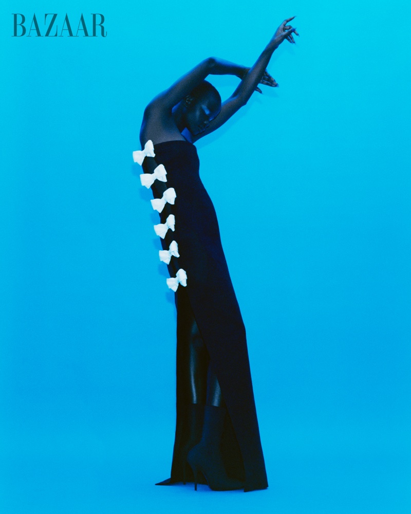 Akon Changkou. Photo: Harper's Bazaar US / Lucie Rox