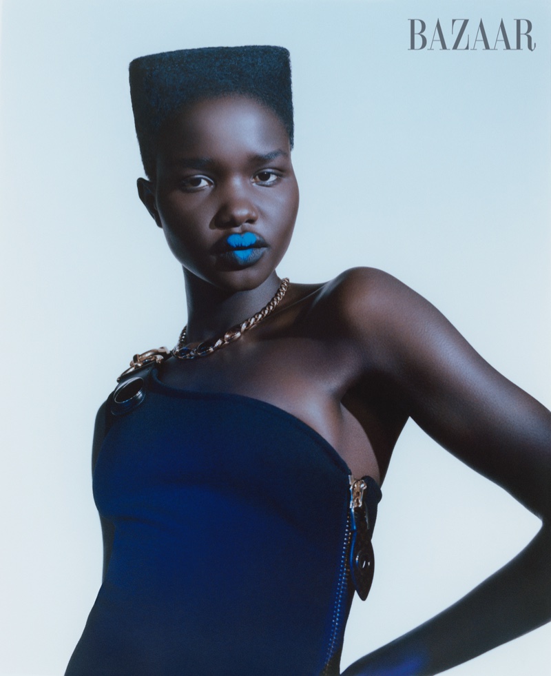 Akon Changkou. Photo: Harper's Bazaar US / Lucie Rox