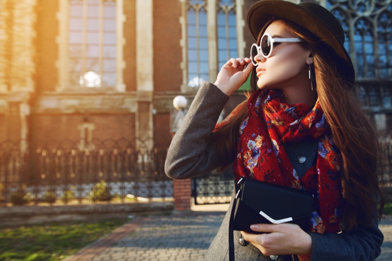 Colorful Scarf Ensemble