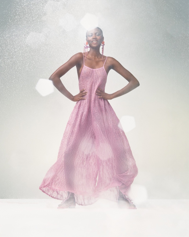 Emporio Armani Pink Dress Spring 2023