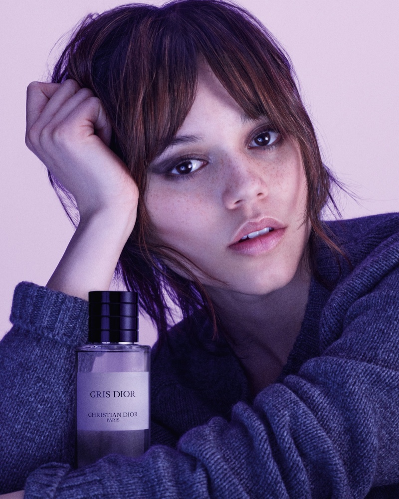 Jenna Ortega Gris Dior Perfume 2023 Campaign