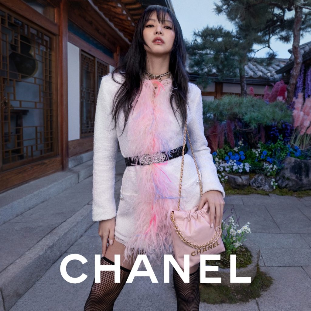 Jennie Kim Chanel 22 Bag Ad Campaign