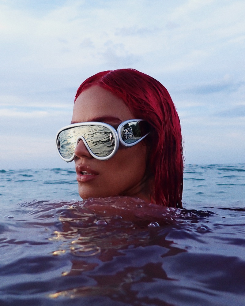Karol G Sunglasses LOEWE Paulas Ibiza 2023 Campaign