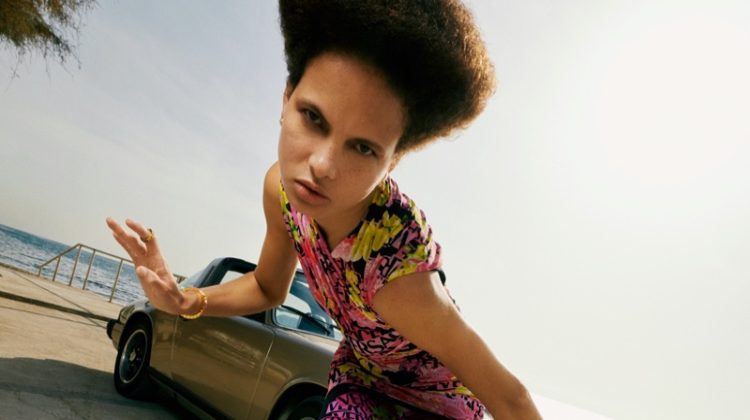 Litza Veloz Brings Beach Vibes to ELLE Hungary