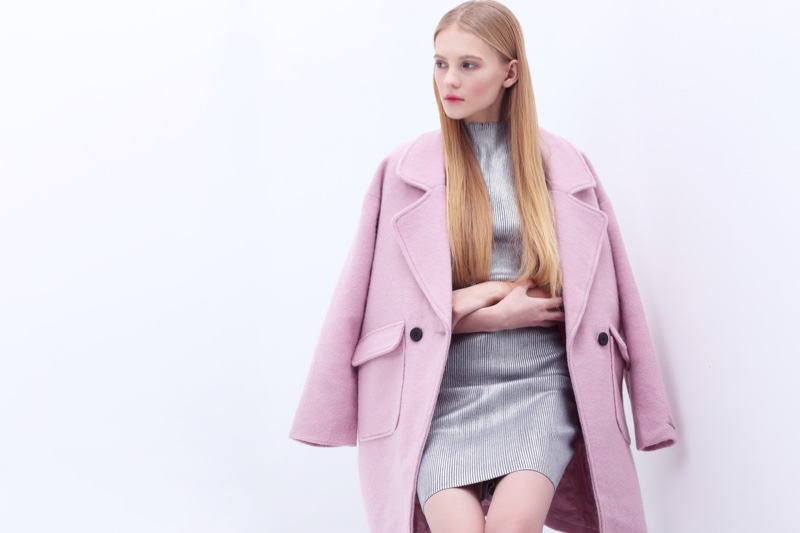 Pink Coat Look