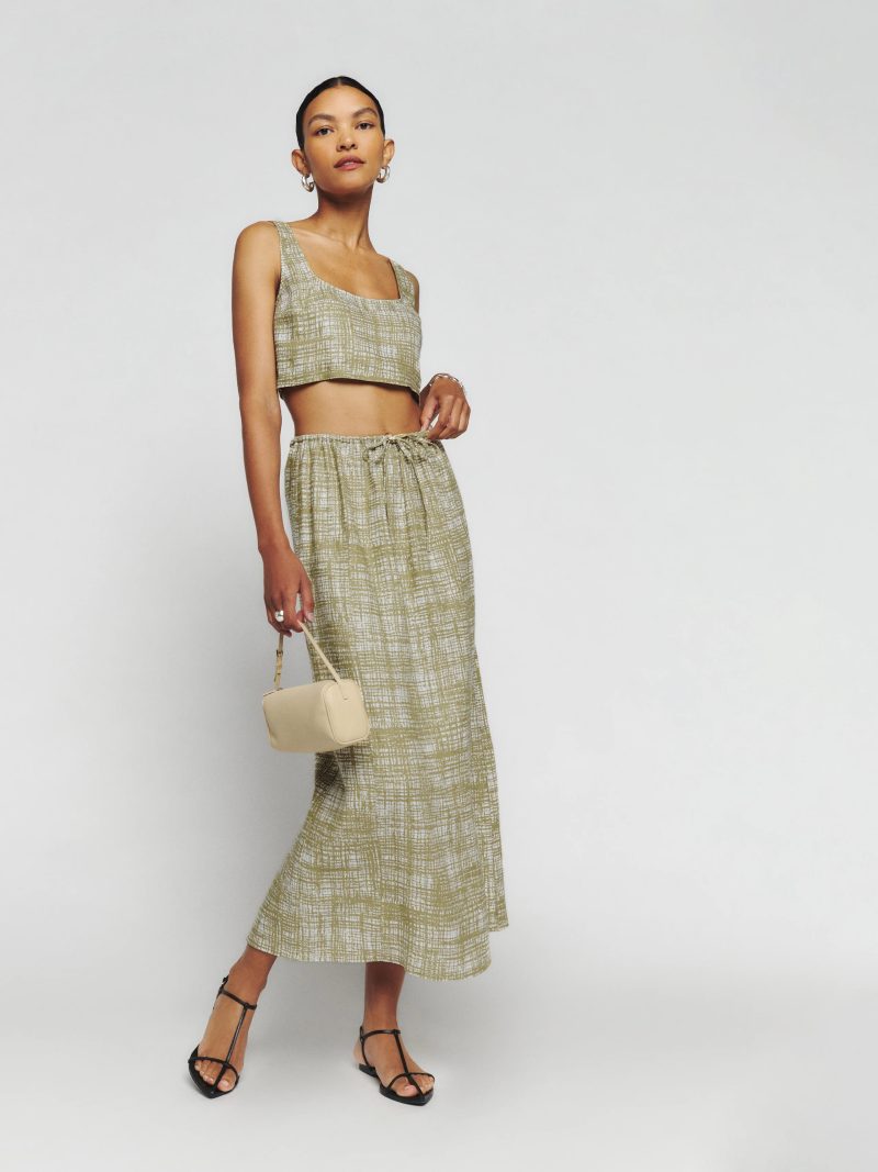 Reformation Amir Linen Two Piece