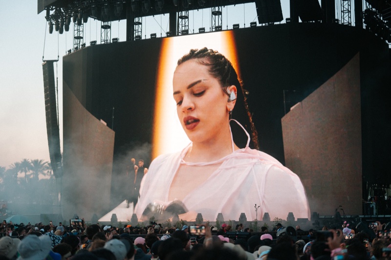 Rosalía takes over Coachella 2023 Weekend 1 stage.