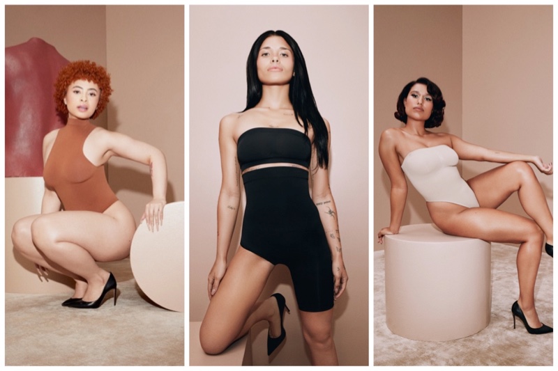 Ice Spice Models SKIMS Shapewear 2023 Collection