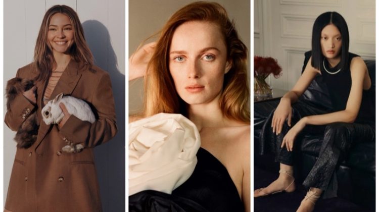 Week in Review: Madelyn Cline for Stella McCartney summer 2023 campaign, Rianne van Rompaey in Mango Capsule Collection, and Yilan Hua for Massimo Dutti Limited Edition spring 2023.