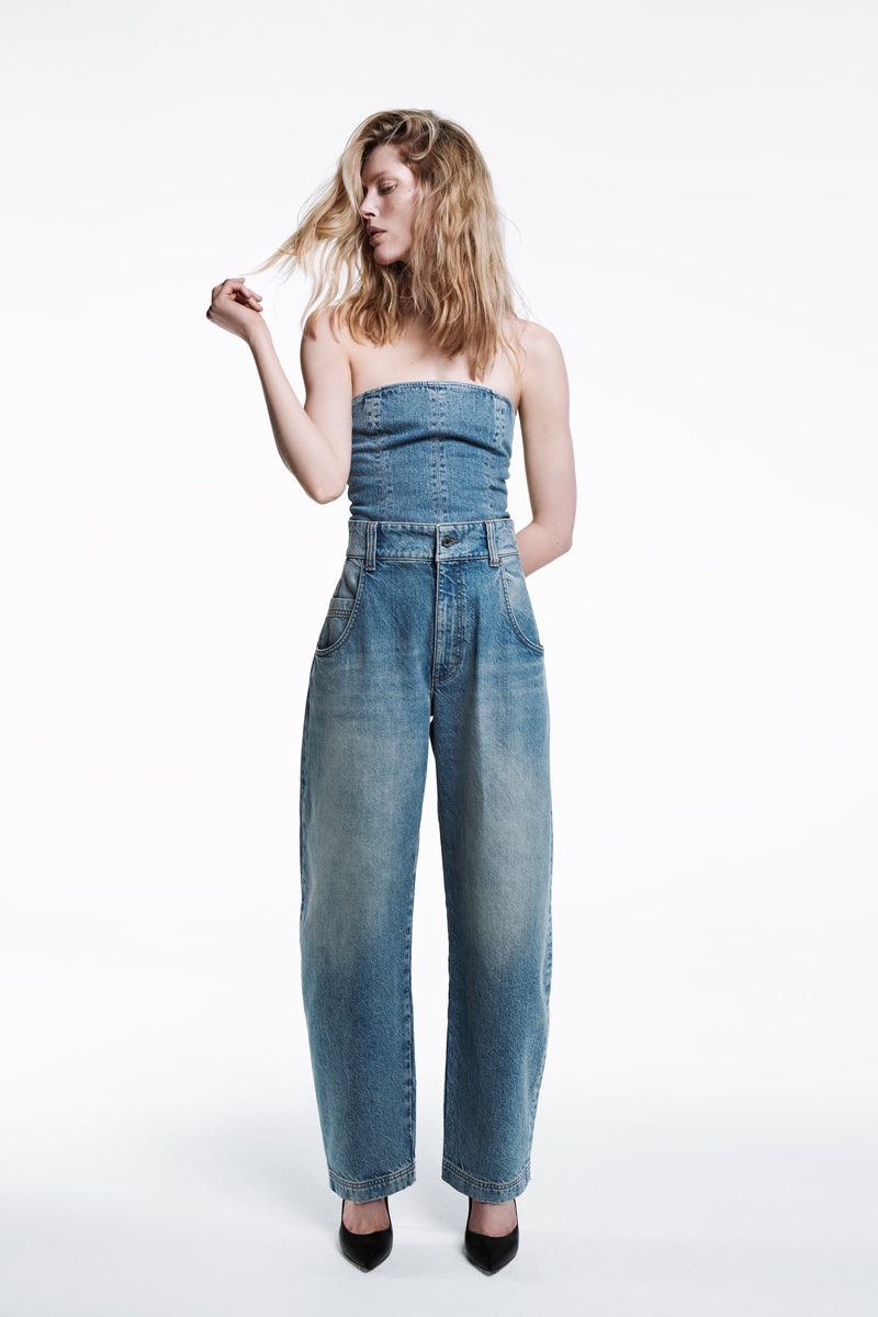 Zara Denim High Waist Jeans 2023