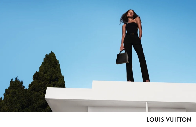 Zendaya Louis Vuitton Black Outfit Ad 2023