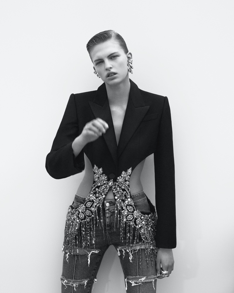 Alexander McQueen Redefines Tailoring in Pre-Fall 2023 Campaign