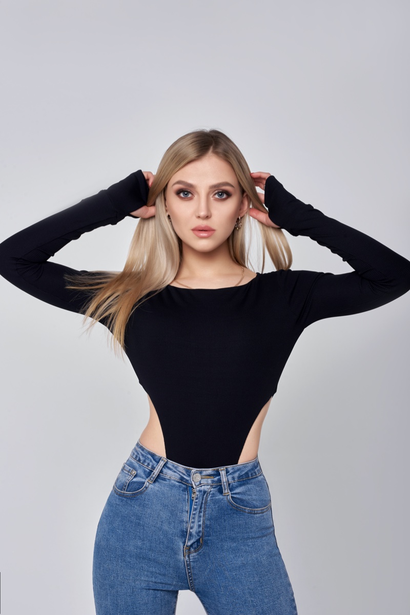 Black Bodysuit Jeans