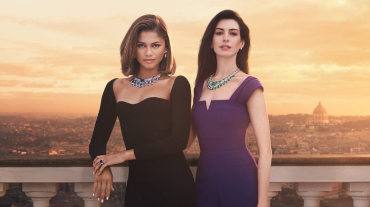 Zendaya & Anne Hathaway Dazzle in Bulgari’s New Jewelry