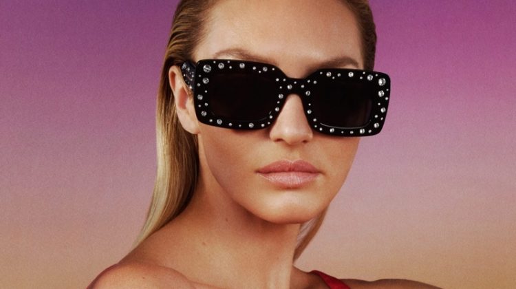 Candice Swanepoel Carolina Herrera Glasses Summer 2023 Campaign