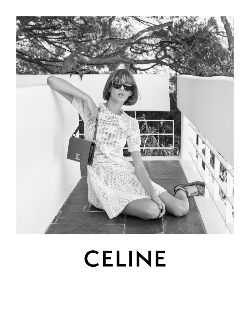 Celine Plein Soleil Crochet Dress 2023