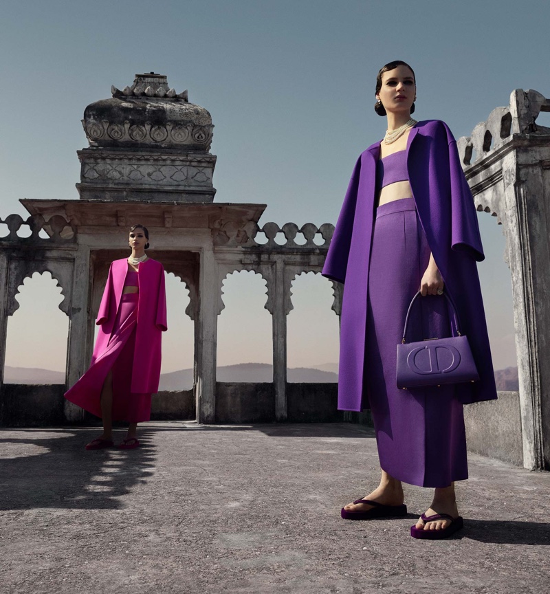 Dior Fall 2023: Luxurious fusion of Indian textiles and French design.