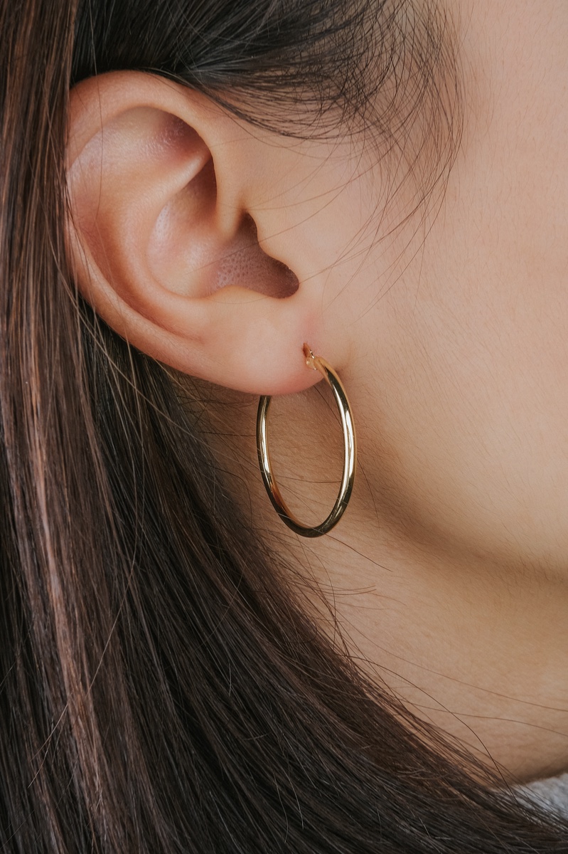 Gold Hoop Earring