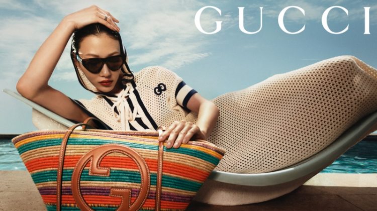 Gucci Woven Bag Summer Stories 2023