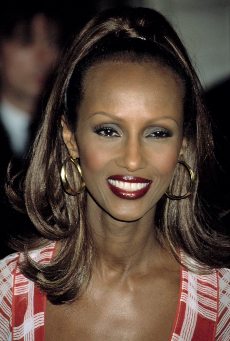 Hoop Earrings 90s Fashion Iman