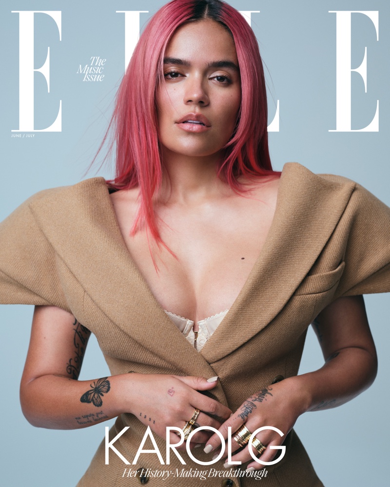 Karol G ELLE US June July 2023 Cover