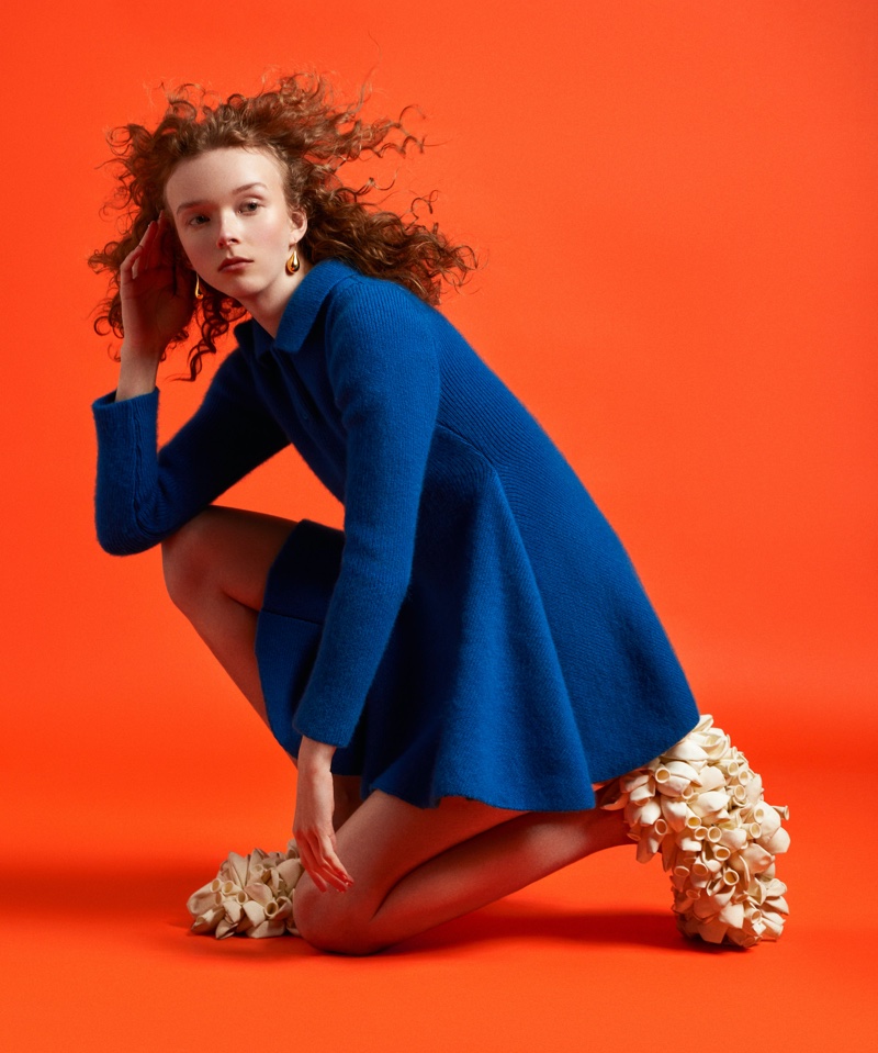 Lily Nova Models Elevated Denim Trends in SCMP Style