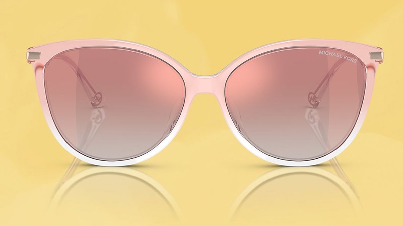 Michael Kors Dupont Sunglasses Mirrored Rose Gold