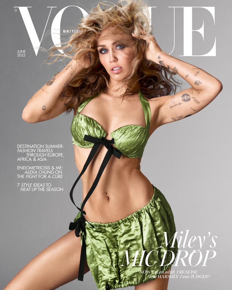 Miley Cyrus British Vogue June 2023 Cover