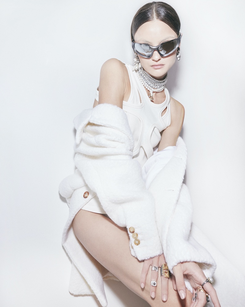 Paula Cioltean Rocks Fashion Forward Looks for Decay Magazine