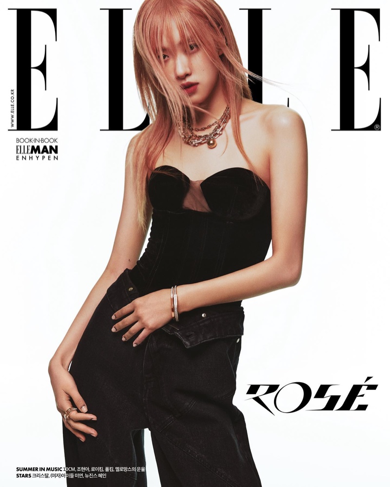 BLACKPINK's ROSÉ Shines on ELLE Korea June 2023 Cover