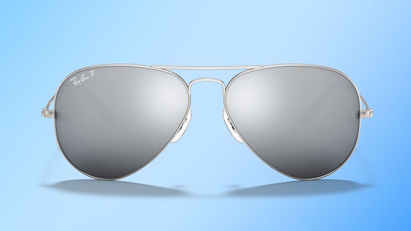 Ray-Ban Aviators Standard Icons Mirrored Polarized