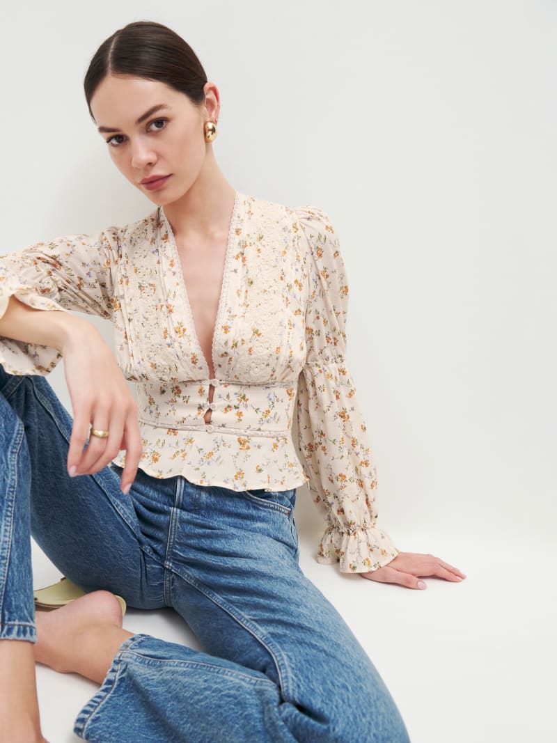 Reformation Meadowlark Top