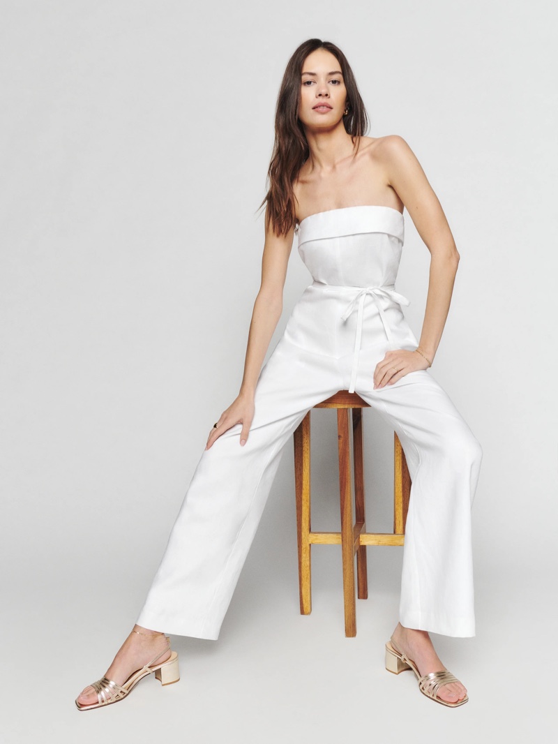 Reformation Taylor Linen Jumpsuit $248