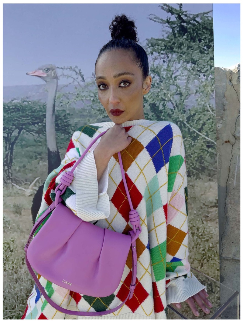 Ruth Negga LOEWE Pre-Fall 2023 Campaign