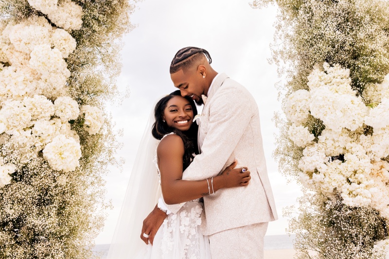 Simone Biles Jonathan Owens Wedding Photo