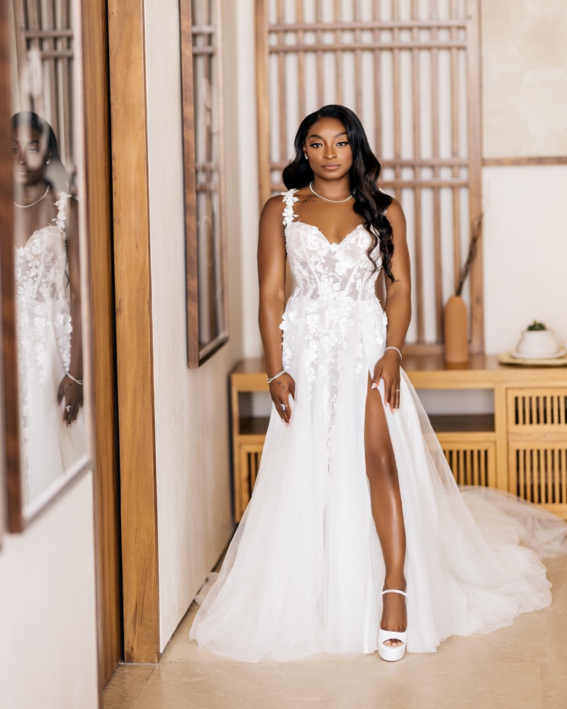 Simone Biles Wedding Dress Galia Lahav 2023