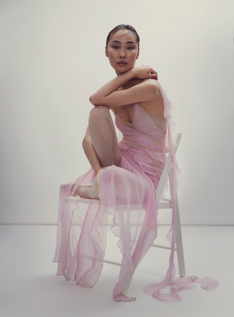 Solongo Uyanga in Dreamy Looks for Harper's Bazaar Thailand