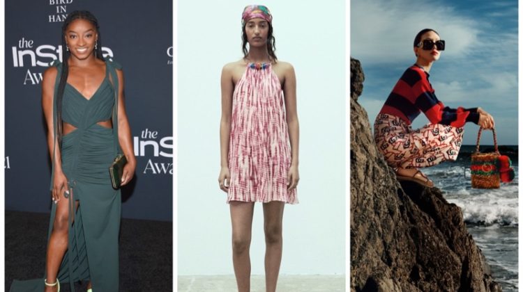 Week in Review: Simone Biles, Mona Tougaard for Zara, and Gucci Summer Stories 2023 campaign.