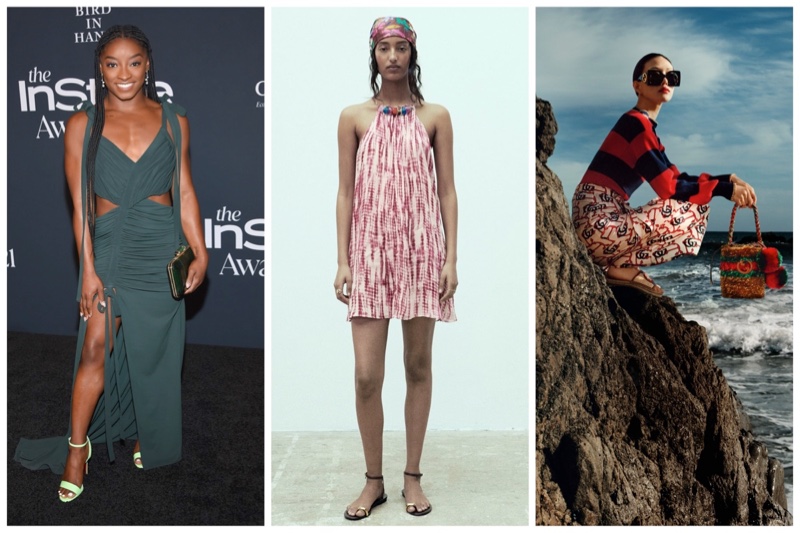Week in Review: Simone Biles, Mona Tougaard for Zara, and Gucci Summer Stories 2023 campaign.