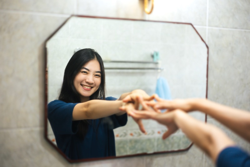 Woman Positive Affirmation Mirror