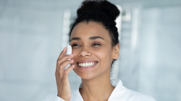 Woman Self-care Smile